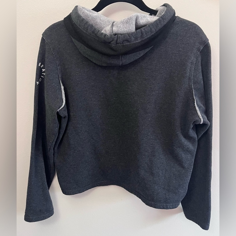 BCBGeneration Charcoal Gray Hoodie - Picture 2 of 8